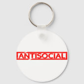 Porte-clés Timbre antisocial (Verso)