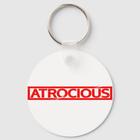Porte-clés Timbre Atrocique (Recto)