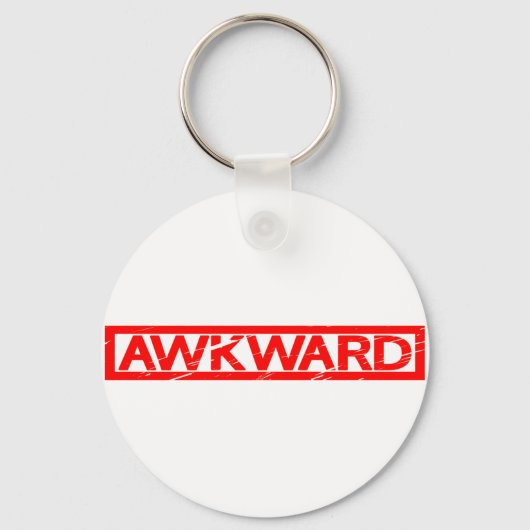 Porte-clés Timbre Awkward (Recto)