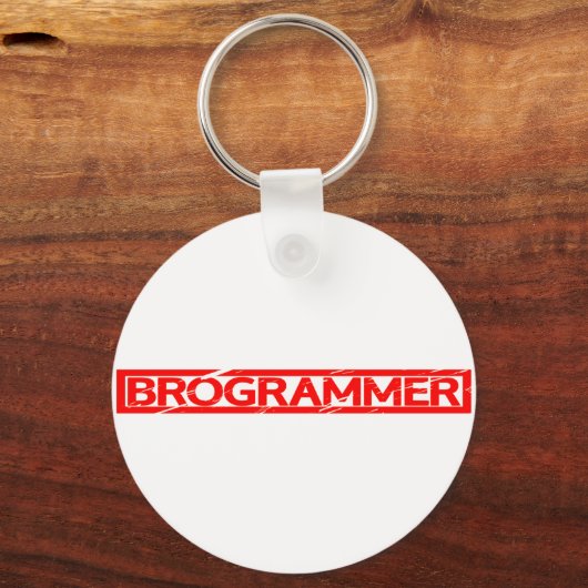 Porte-clés Timbre Brogrammer (Verso)