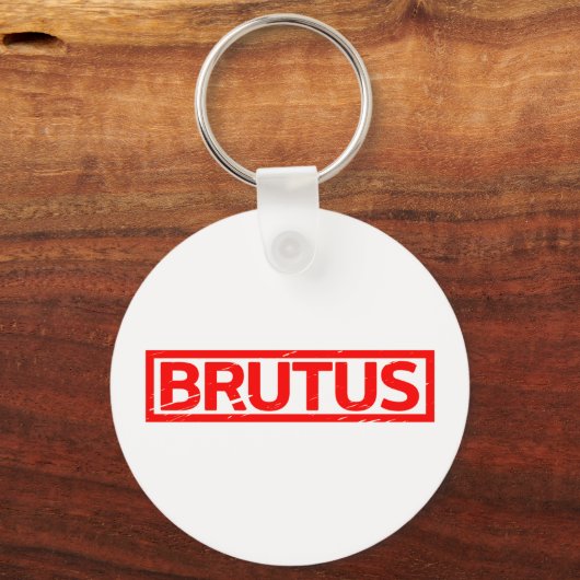 Porte-clés Timbre Brutus (Recto)