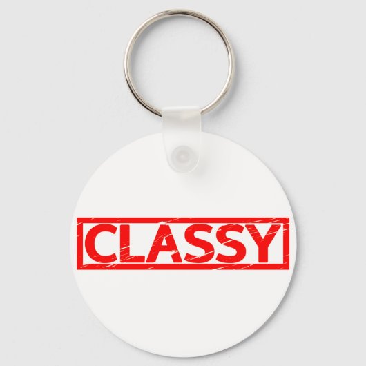 Porte-clés Timbre classique (Recto)
