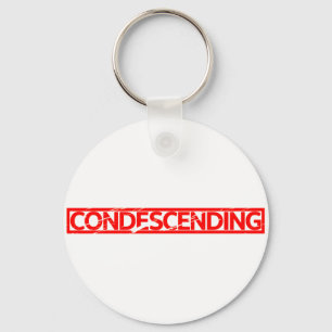 Porte-clés Timbre condescendant