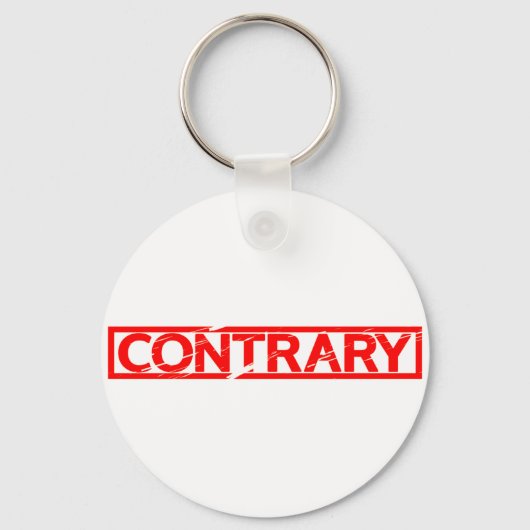 Porte-clés Timbre contraire (Verso)