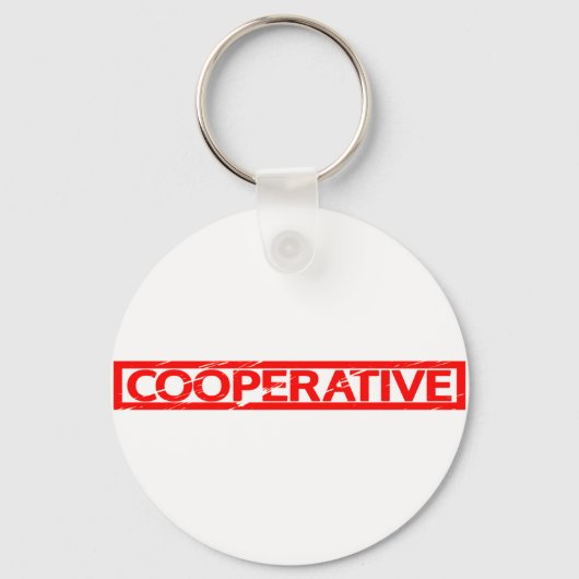 Porte-clés Timbre coopératif (Recto)