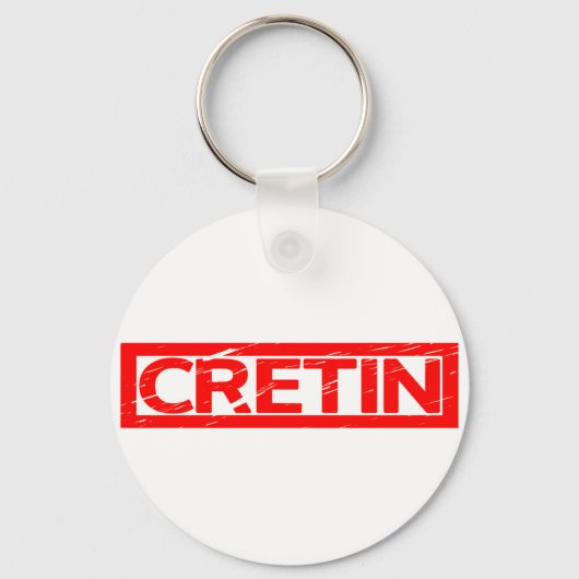 Porte-clés Timbre Cretin (Recto)