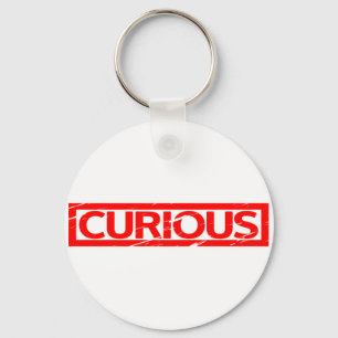 Porte-clés Timbre curieux