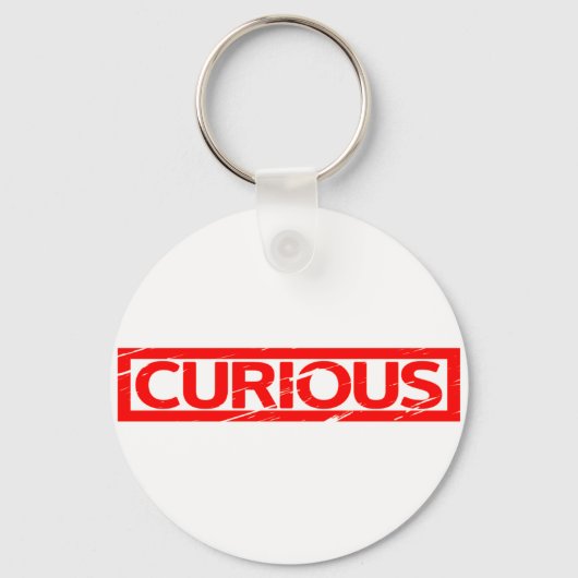 Porte-clés Timbre curieux (Recto)