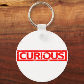 Porte-clés Timbre curieux (Verso)