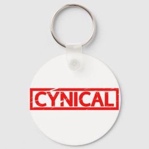 Porte-clés Timbre cynique