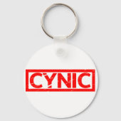 Porte-clés Timbre cynique (Verso)
