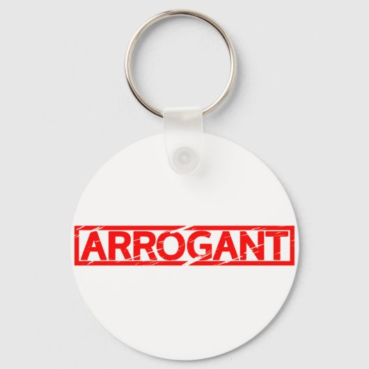 Porte-clés Timbre d'arrogance (Recto)