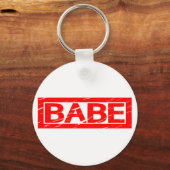 Porte-clés Timbre de bébé (Recto)