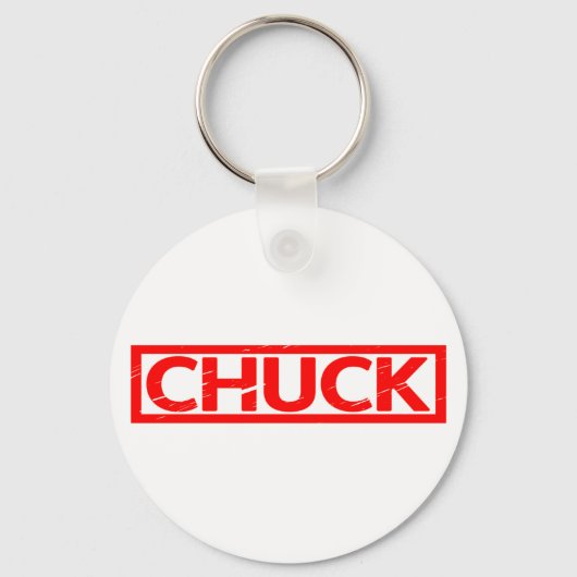 Porte-clés Timbre de Chuck (Recto)