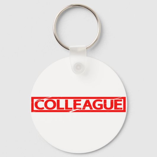 Porte-clés Timbre de collègue (Recto)