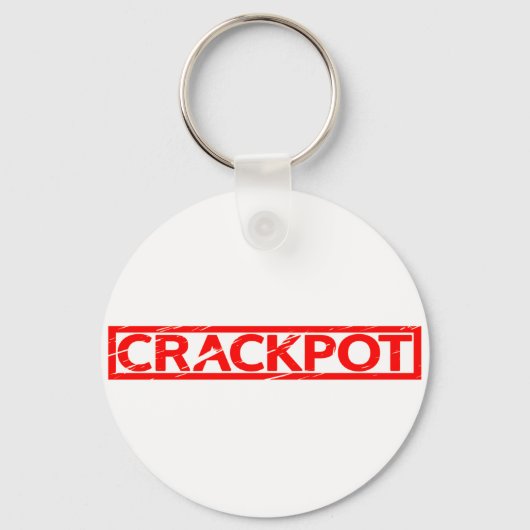 Porte-clés Timbre de crackpot (Recto)