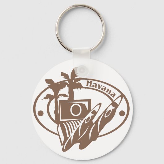 Porte-clés Timbre de La Havane (Recto)