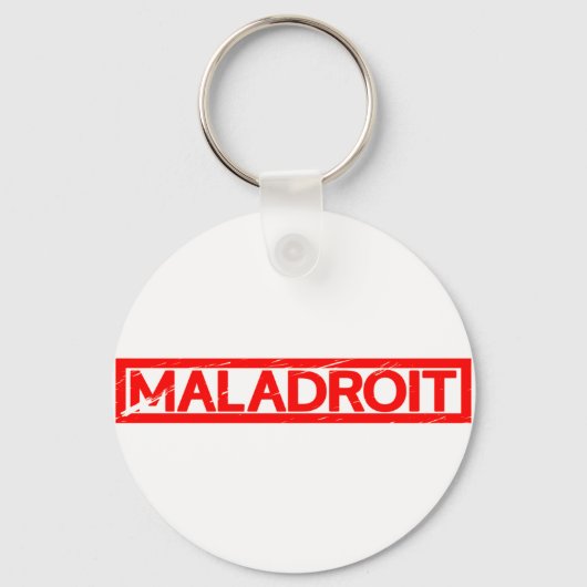 Porte-clés Timbre de Maladroit (Recto)