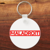 Porte-clés Timbre de Maladroit (Recto)