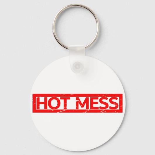 Porte-clés Timbre de mess chaud (Recto)