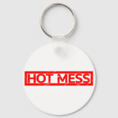 Porte-clés Timbre de mess chaud (Verso)