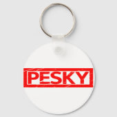 Porte-clés Timbre de Pesky (Verso)