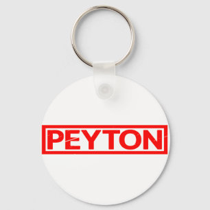 Porte-clés Timbre de Peyton
