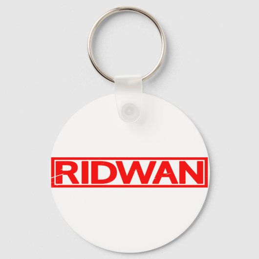 Porte-clés Timbre de Ridwan (Recto)