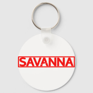 Porte-clés Timbre de Savanna