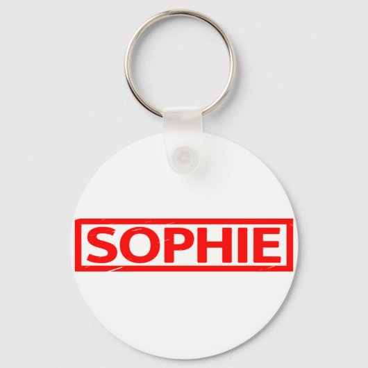 Porte-clés Timbre de Sophie (Recto)