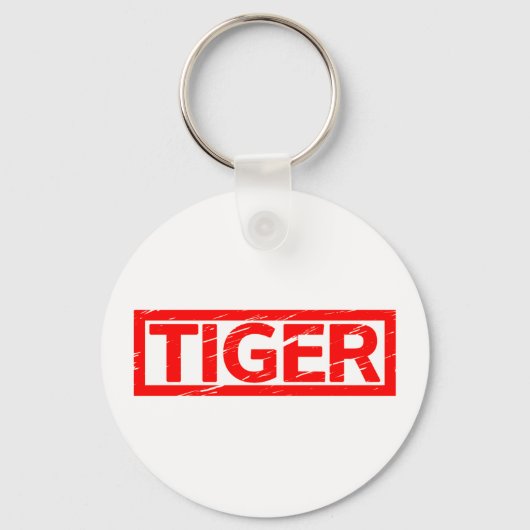Porte-clés Timbre de tigre (Recto)