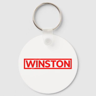 Porte-clés Timbre de Winston