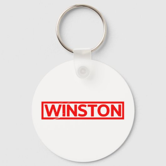 Porte-clés Timbre de Winston (Recto)