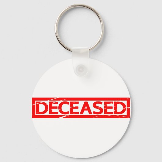 Porte-clés Timbre décédé (Recto)