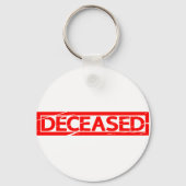 Porte-clés Timbre décédé (Verso)