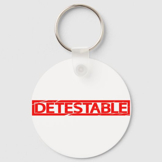 Porte-clés Timbre détectable (Recto)