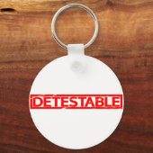 Porte-clés Timbre détectable (Recto)