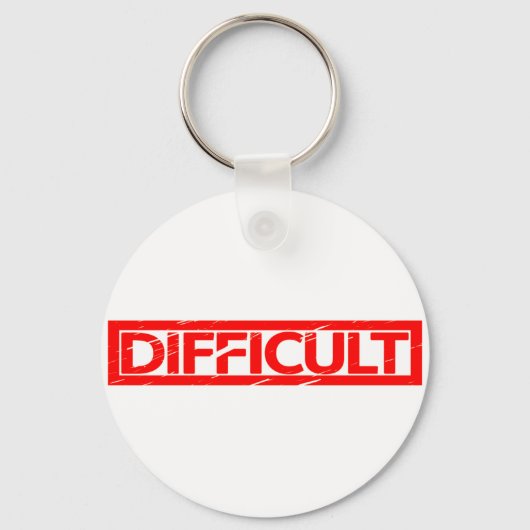 Porte-clés Timbre difficile (Verso)