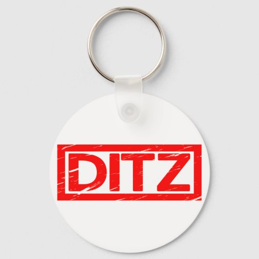 Porte-clés Timbre Ditz (Recto)
