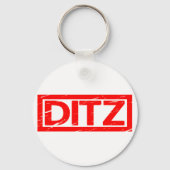 Porte-clés Timbre Ditz (Verso)