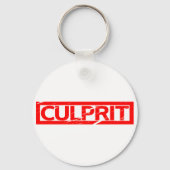 Porte-clés Timbre du coupable (Verso)