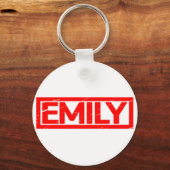 Porte-clés Timbre Emily (Verso)