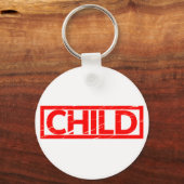 Porte-clés Timbre enfant (Verso)