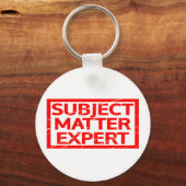 Porte-clés Timbre expert du sujet (Recto)