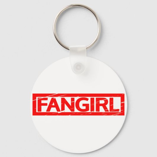 Porte-clés Timbre Fangirl (Recto)