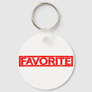 Porte-clés Timbre favori