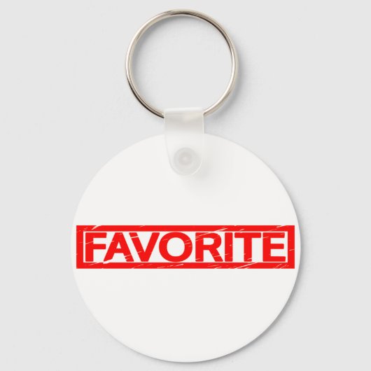 Porte-clés Timbre favori (Recto)