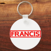 Porte-clés Timbre Francis (Recto)