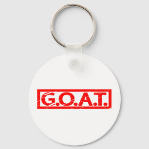 Porte-clés Timbre G.O.A.T.