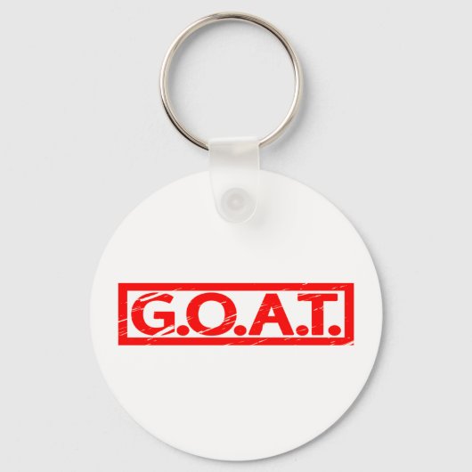 Porte-clés Timbre G.O.A.T. (Recto)